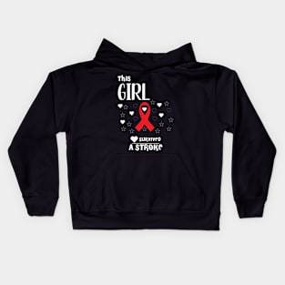 This Girl Survived A Stroke tshirt Kids Hoodie